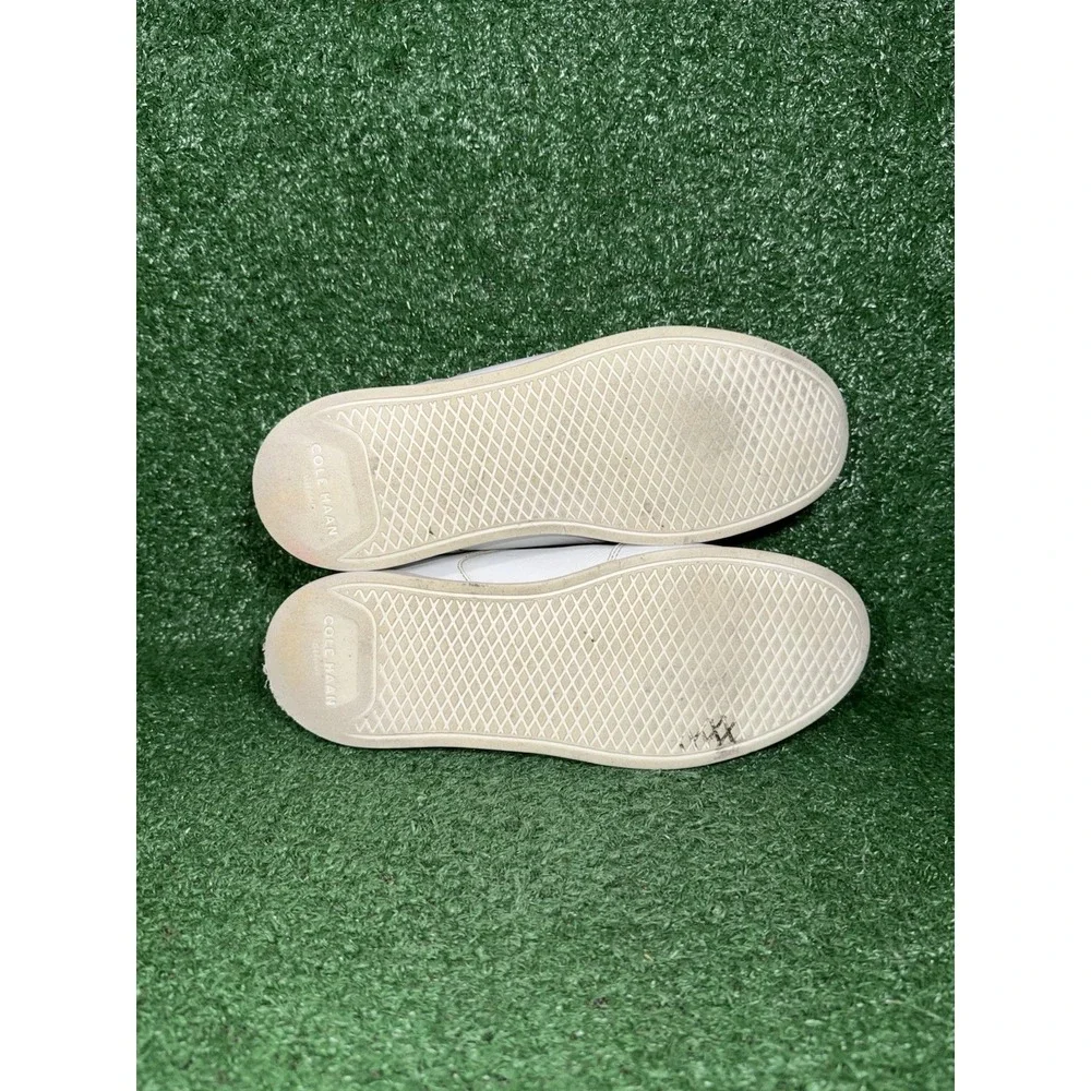 COLE HAAN Cross Court Womens Size 8.5 B White Leather Casual‎ Shoes Sneakers